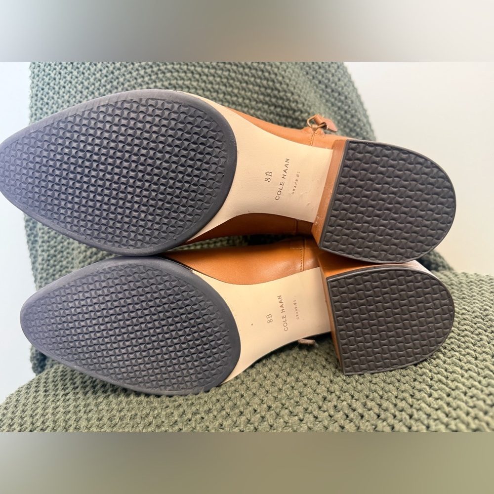 Cole Haan Tan Ankle Booties - Picture 2 of 4